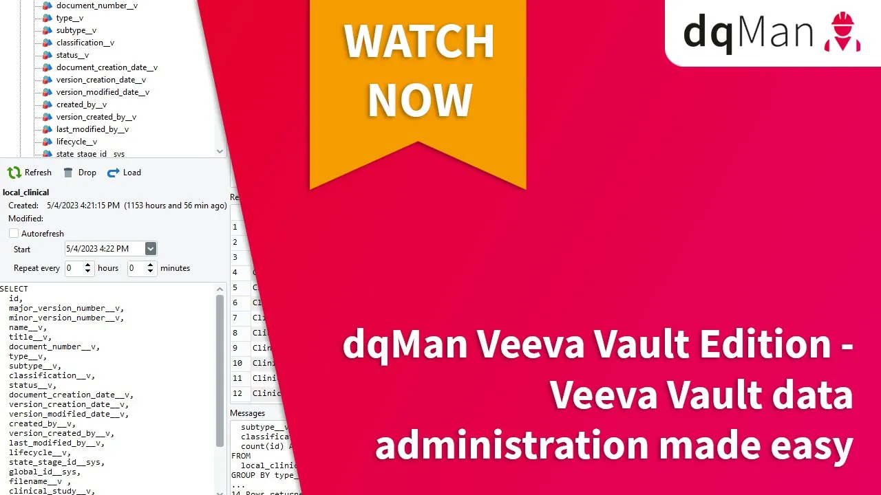 Webinar | dqMan Veeva Vault Edition - Veeva Vault data administration made easy