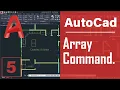 Rectangular Array Polar Array Path Array command in AutoCAD