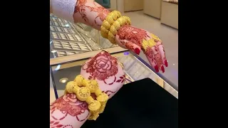 اساور ذهب عيار 24رائعة 