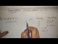 expression evaluation in c