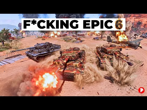 F*CKING EPIC!!!!!!!!!!!!!!!!!!!!1!!!1!!!!!!!!!!  (PART 6) - 4vs4 - Afrikakorps - Company of Heroes 3