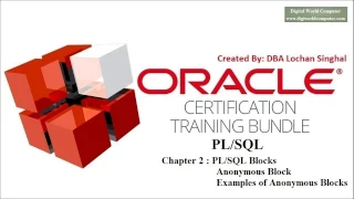 Chapter 2 Blocks - Anonymous Block