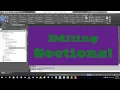 Editing Sections