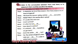 Grade 5 English Unit 2 Lesson 2 Exercise 2A