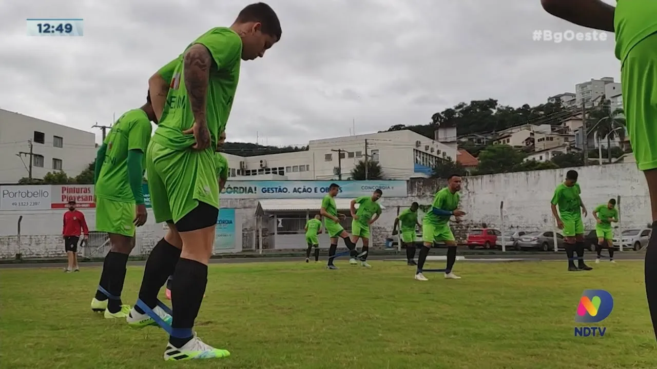 Concórdia viaja para Brusque precisando reverter vantagem dos mandantes na semifinal do Catarinense