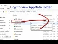 AppData Folder not found How to Find AppData Folder in Windows 10 AppData Folder Location