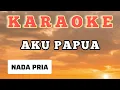 Lagu aku papua#karaoke#nada pria