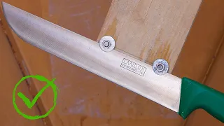 ضاع عمرنا واحنا نسن السكين بطريقه غلط اليك الطريقه الصحيحه                            دندنها