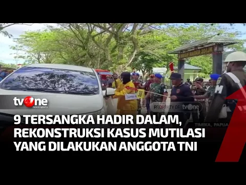 Rekonstruksi Kasus Mutilasi 4 Warga yang Melibatkan 6 Prajurit TNI AD