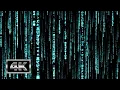 Blue Matrix Code Rain 3D - 1 Hour Matrix Theme TV Screensaver and 4K Live Wallpaper