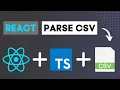 How To Parse CSV Files - React TypeScript