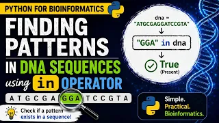 How to Check if a DNA Sequence Contains a Pattern in Operator Python for Bioinformatics
