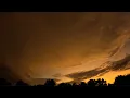 Amazing Sunset and Rainstorm Time Lapse over Bloomingdale Illinois