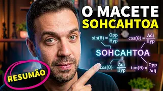 RESUMÃO: Razões Trigonométricas (Seno, Cosseno e Tangente) | MACETE DO PROFESSOR