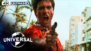 scarface dont bring a chainsaw to a gunfight scene in 4k hdr