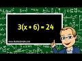 Simplifying Equations using Distributive Property Expressions Equations Grade 6