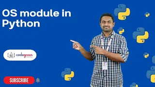 OS module in Python Python Tutorials - 2022 Codegnan