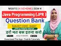 JPR Question Bank Java Programming MSBTE K scheme Toshib Tutorials