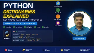 7 Python Dictionaries Explained Key-Value Pair Data Structures