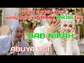 Abuya uci turtusi: bab nikah