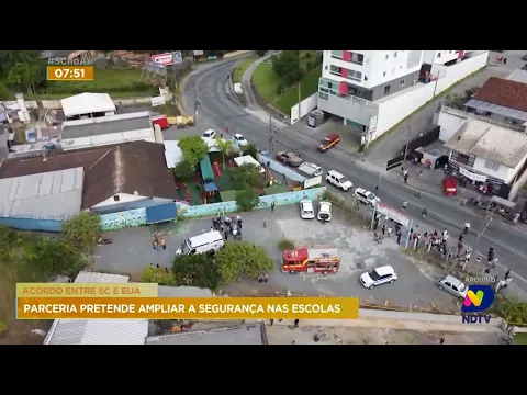 Acordo entre SC e EUA: parceria pretende ampliar a segurança nas escolas