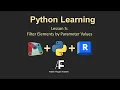 Python in Dynamo-Lesson Filter Elements by Parameter Values