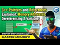 C Pointers and References Explained Memory Addresses Dereferencing Variables