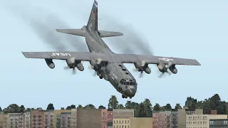 Military Aircraft C-130 Pilot Become Hero After Recuse Everyone Off The Ground