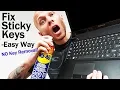 Fix Stuck or Sticking Keyboard Keys - Laptop Desktop Keyboard
