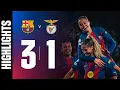 Lagu HIGHLIGHTS | FC BARCELONA 3 vs 1 BENFICA | UEFA WOMEN'S CHAMPIONS LEAGUE 🔵🔴