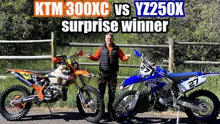 Download KTM 300XC vs Yamaha YZ250X on the Trails #KTM300XC #YamahaYZ250X #2-Stroke MP3