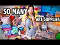 Decluttering My Art Room Pt 1 Art Supplies