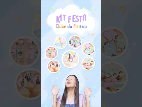 🎊O Clube do Pititico agora na sua festinha! Acesse o link em nossas redes sociais pra adquirir🤍