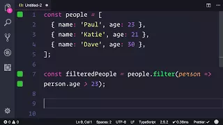 Filter an array with ES2015