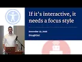 If it s Interactive it Needs a Focus Style