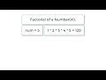 C Program To Find Factorial of a Number using While Loop