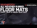 2015-2017 F150 Weathertech All Weather Front Rear Under Rear Seat Floor Mats Review Install