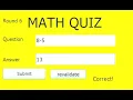 I made a Math quiz in Java