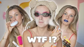 Je TESTE des objets beauté INSOLITES (c'est du n'importe quoi 🤣)