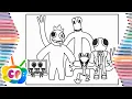 Roblox Rainbow Friends Coloring Rainbow friends all five Tobu - Candyland NCS Release