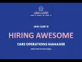 JAM Care - Recruiting an awesome Op's Manager