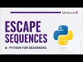 Python Escape Sequences Explained n t and More