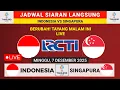 JADWAL SIARAN LANGSUNG MALAM INI - Jadwal Indonesia vs Singapura Hari ini - Jadwal Sea Games 2025