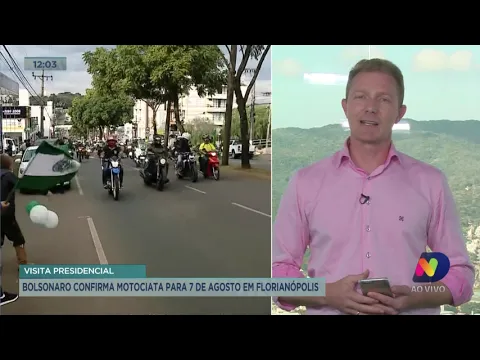Bolsonaro confirma motociata para 7 de agosto em Florianópolis