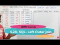 5 28 - Eng SQL Left Outer join SQL Online Free Course Microsoft Sql Server Sql Sql Tutorial