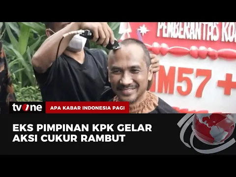 Firli Bahuri Jadi Tersangka, Eks Pegawai KPK Gelar Cukur Rambut
