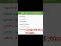 DOM GET VALUE METHODS IN JAVASCRIPT KANNADA