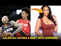 Aaleeyah Petty Pulls A Brittany Renner Anfernee Simons Her New Baby Daddy