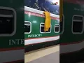 Woman Attempts To Climb The Roof Of A Crowded Train Fails Miserably