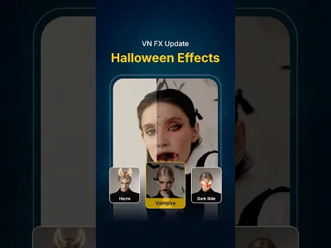 New Face Effects in VN | Halloween Edition 🎃